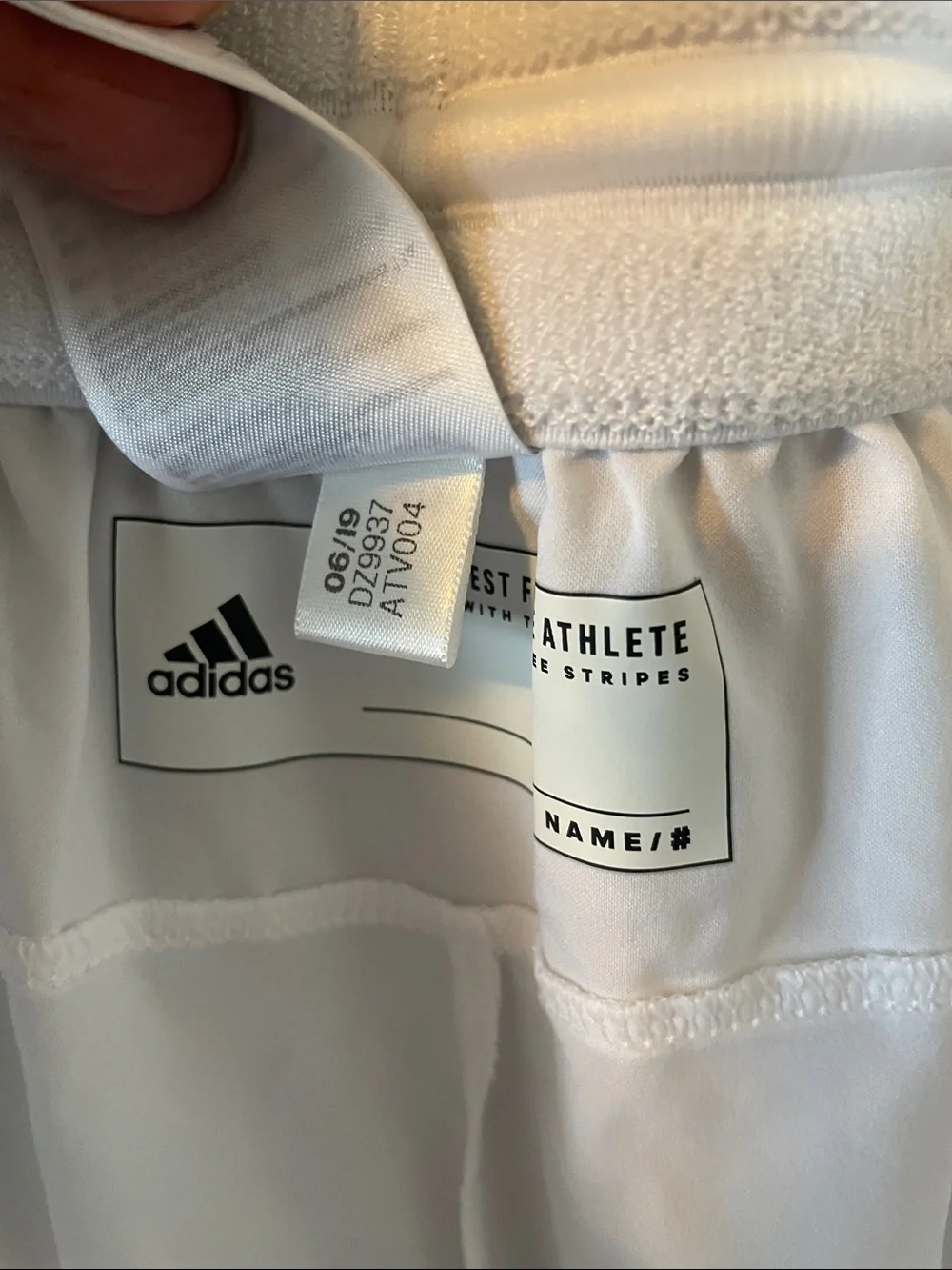 adidas White Tulsa Logo Athletic Shorts
